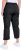 Ulla Popken Roll Tab Hem Stretch Cargo Pants Black - Naisten farkut ja housut isot koot - 