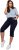 Ulla Popken Roll Tab Hem Stretch Cargo Pants Navy - Naisten farkut ja housut isot koot - 