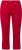 Ulla Popken Roll Tab Hem Stretch Cargo Pants Red - Naisten farkut ja housut isot koot - 