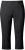 Ulla Popken Bengaline Elastic Waist Stretch Capri Pants Black - Naisten farkut ja housut isot koot - 