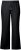 Ulla Popken Drawstring Elastic Waist Mary Fit Linen Pants Black - Naisten farkut ja housut isot koot - 