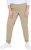 Ulla Popken Chino Elastic Waist Stretch Cotton Pants Brown - Naisten farkut ja housut isot koot - 