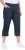 Ulla Popken Stretch Cotton Cargo Crop Pants Navy - Naisten farkut ja housut isot koot - 
