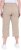 Ulla Popken Stretch Cotton Cargo Crop Pants Beige - Naisten farkut ja housut isot koot - 