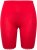 Ulla Popken Lace Hem Stretch Viscose Knit Bicycle Length Lounge Shorts Red - Naisten farkut ja housut isot koot - 