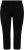 Ulla Popken Mony Stretch Capri Pants Black - Naisten farkut ja housut isot koot - 