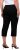 Ulla Popken Mony Stretch Capri Pants Black - Naisten farkut ja housut isot koot - 