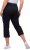 Ulla Popken Mony Stretch Capri Pants Navy - Naisten farkut ja housut isot koot - 