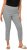 Ulla Popken Check Bengaline Slim Leg Sienna Fit Stretch Crop Pants Black - Naisten farkut ja housut isot koot - 