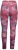 Ulla Popken Graphic Print Recycled Polyester Quick Dry Stretch Leggings Red - Naisten farkut ja housut isot koot - 