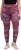 Ulla Popken Graphic Print Recycled Polyester Quick Dry Stretch Leggings Red - Naisten farkut ja housut isot koot - 