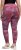 Ulla Popken Graphic Print Recycled Polyester Quick Dry Stretch Leggings Red - Naisten farkut ja housut isot koot - 