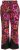 Ulla Popken Hyprar Rose Print Fully Lined Ski Pants Orange - Naisten farkut ja housut isot koot - 