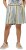 Ulla Popken Striped Wide Leg Elastic Waistband Shorts White - Naisten farkut ja housut isot koot - 