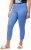 Ulla Popken Stretch Blend Bengaline Pants Blue - Naisten farkut ja housut isot koot - 
