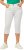 Ulla Popken Basic Capri Sarah Fit Jeans Snow White - Naisten farkut ja housut isot koot - 