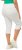 Ulla Popken Basic Capri Sarah Fit Jeans Snow White - Naisten farkut ja housut isot koot - 