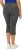 Ulla Popken Basic Capri Sarah Fit Jeans Gray - Naisten farkut ja housut isot koot - 