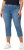 Ulla Popken Cropped Stretch Blend Mony Jeans Blue - Naisten farkut ja housut isot koot - 