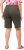 Ulla Popken Frayed Hemline Elastic Waistband Bermuda Shorts Loden Green - Farkut & Housut Isoissa Koissa – Plus Size - 