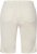 Ulla Popken Frayed Hemline Elastic Waistband Bermuda Shorts White - Farkut & Housut Isoissa Koissa – Plus Size - 