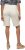 Ulla Popken Frayed Hemline Elastic Waistband Bermuda Shorts White - Farkut & Housut Isoissa Koissa – Plus Size - 