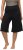 Ulla Popken Wide Leg Flared Bermuda Shorts Black - Naisten farkut ja housut isot koot - 