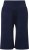 Ulla Popken Wide Leg Flared Bermuda Shorts Navy - Naisten farkut ja housut isot koot - 