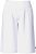 Ulla Popken Wide Leg Flared Bermuda Shorts White - Naisten farkut ja housut isot koot - 