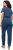 Ulla Popken Wrap Look Short Sleeve Denim Jumpsuit Blue - Naisten farkut ja housut isot koot - 