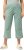 Ulla Popken Cropped Ruby Fit Pants Moss Green - Naisten farkut ja housut isot koot - 
