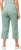 Ulla Popken Cropped Ruby Fit Pants Moss Green - Naisten farkut ja housut isot koot - 