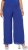 Ulla Popken Layered Chiffon Wide Leg Pants Blue - Naisten farkut ja housut isot koot - 