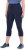 Ulla Popken Cropped High Waisted Leggings Navy - Naisten farkut ja housut isot koot - 