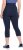 Ulla Popken Cropped High Waisted Leggings Navy - Naisten farkut ja housut isot koot - 