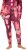 Ulla Popken Abstract Print Ski Leggings Red - Naisten farkut ja housut isot koot - 