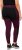 Ulla Popken High Waisted Hiking Leggings Purple - Naisten farkut ja housut isot koot - 