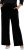 Ulla Popken Velvet Suit Pants Black - Naisten farkut ja housut isot koot - 