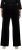 Ulla Popken Velvet Suit Pants Black - Naisten farkut ja housut isot koot - 