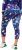 Ulla Popken Neon Bubble Quick Dry Leggings Blue - Naisten farkut ja housut isot koot - 