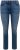 Ulla Popken Textured Stripe Sarah Slim Fit Jeans Blue - Naisten farkut ja housut isot koot - 