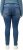 Ulla Popken Textured Stripe Sarah Slim Fit Jeans Blue - Naisten farkut ja housut isot koot - 