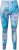 Ulla Popken Marble Ski Leggings Blue - Naisten farkut ja housut isot koot - 