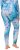 Ulla Popken Marble Ski Leggings Blue - Naisten farkut ja housut isot koot - 