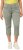 Ulla Popken Cropped Stretch Fit Mony Pants Light Moss Green - Naisten farkut ja housut isot koot - 