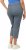 Ulla Popken Cropped Stretch Fit Mony Pants Light Sapphire - Farkut & Housut Isoissa Koissa – Plus Size - 