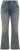 Ulla Popken Fringed Leg Mandy Jeans Blue - Naisten farkut ja housut isot koot - 