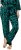 Ulla Popken Palm Leaf Print Elastic Waist Pants Navy - Naisten farkut ja housut isot koot - 