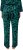 Ulla Popken Palm Leaf Print Elastic Waist Pants Navy - Naisten farkut ja housut isot koot - 