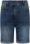 Ulla Popken Palm Print Denim Bermuda Shorts Blue Denim - Naisten farkut ja housut isot koot - 